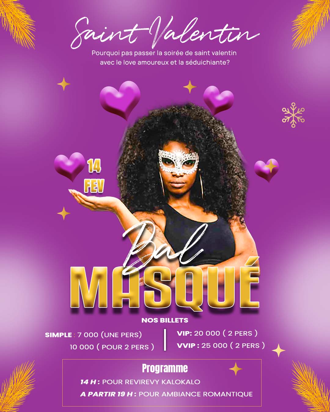 bal masque VIOLET